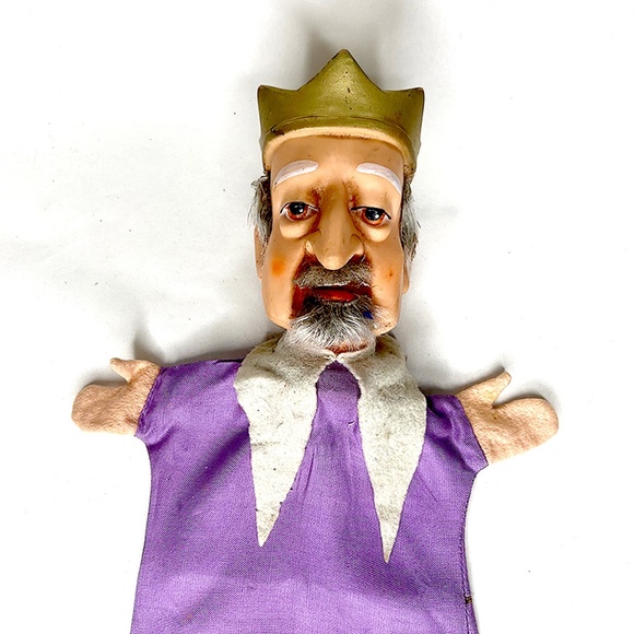 Vintage Rubber Head Royal Hand Puppets - 3 - Picture 3 of 8